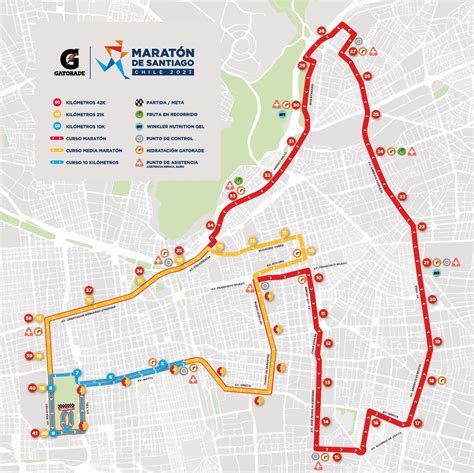 recorrido maratón santiago 2023